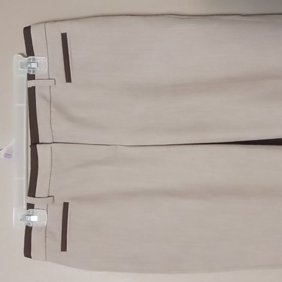 Larry Levine Cream Trousers - Picture 3 of 5